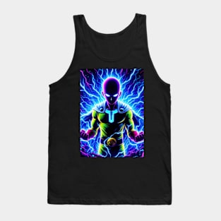 Saitama neon electric Tank Top